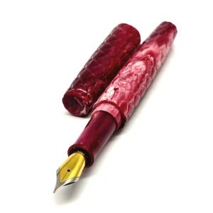 Orion - Pióro wieczne z żywicy - fasetowane, Bordowy smok 