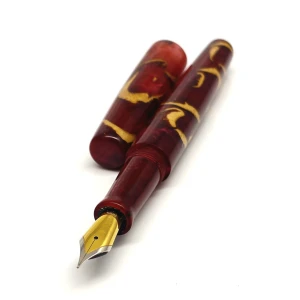 Orion - Pióro wieczne z żywicy, Czerwono bordowa kupula 