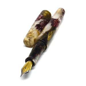 Orion - Pióro wieczne z żywicy, Złoty magiczny ogród 